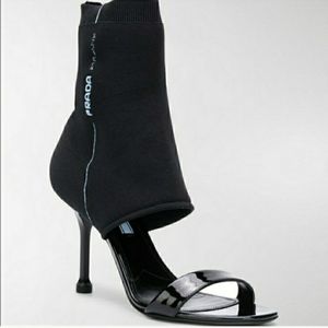 Prada Ribbed Acrobate Sandals